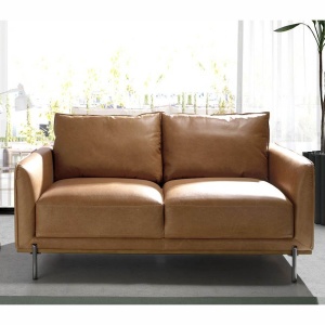Canapea 2 locuri eleganta, design LUX Buffalo brown