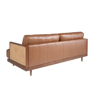 Canapea 3 locuri design elegant LUX Brown leather - Img 7