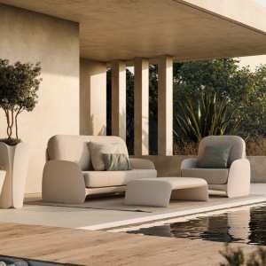 Canapea de exterior / interior design modern premium PEZZETTINA SOFA 56011 Vondom - Img 10