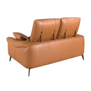 Canapea design LUX 2 locuri Brown Leather - Img 4