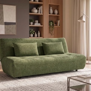 Canapea extensibila, chenille verde, ELYPSE 200cm - Img 6