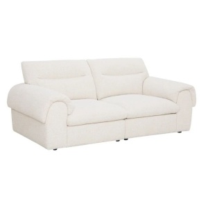 Canapea mare SIXTH SENSE 210cm cu 3 locuri, material boucle bej - Img 2
