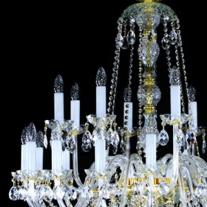 Candelabru 24 brate Cristal Bohemia Exclusive RACHEL XXIV 176741 universul-luminii.ro