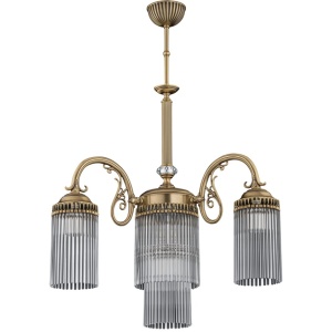 Candelabru 3 brate design clasic realizat manual Fiore - Img 1