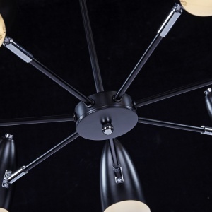 Candelabru 7 brate negru Aida - Img 2
