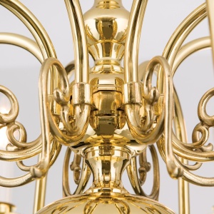 Candelabru 8 brate design clasic FLAMISCH, alama lucioasa - Img 5