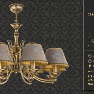 Candelabru 8 brate design clasic realizat manual CASAMIA - Img 2