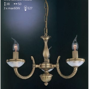 Candelabru clasic cu 3 brate design italian realizata manual 4650 106201 universul-luminii.ro
