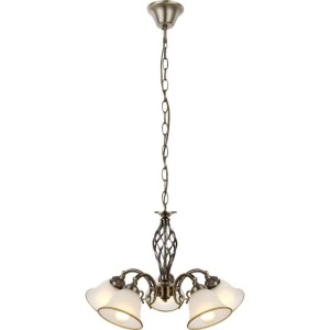 Candelabru clasic cu 5 brate, finisaj brass antique, Odin 60208-5 GL - Img 9