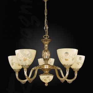 Candelabru clasic cu 5 brate realizat manual 6358 107071 universul-luminii.ro