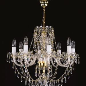 Candelabru cristal Bohemia 8 brate, diam. 58cm Sulika VIII CE 53481 universul-luminii.ro