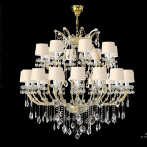 Candelabru Cristal Bohemia Exclusive 24 brate MARIA TEREZIA 79 - Img 2
