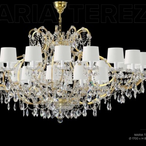 Candelabru Cristal Bohemia Exclusive 30 brate MARIA TEREZIA 78 - Img 2