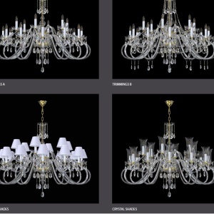 Candelabru cu 18 brate LUX design modern, Cristal Bohemia Exclusive Miracle 195471 universul-luminii.ro