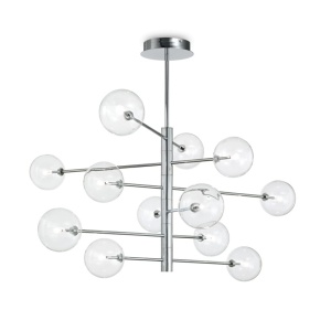 Candelabru design clasic EQUINOXE SP12 CROMO, D-124cm 200118