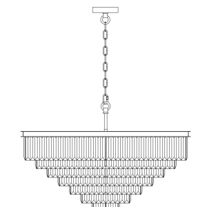 Candelabru design elegant REVERO MYMOD085PL-16BS 196391 universul-luminii.ro