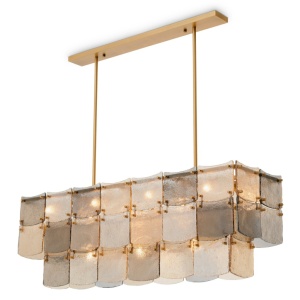 Candelabru design LUX, Sticla, Alama Antic, Laurent