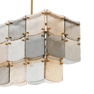 Candelabru design LUX, Sticla, Alama Antic, Laurent - Img 7
