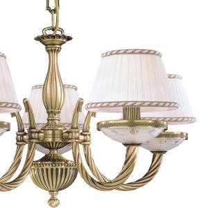Candelabru din alama 5 brate design italian 4660 101531 universul-luminii.ro