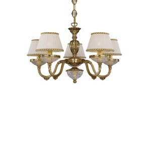 Candelabru din alama 5 brate design italian 6502 107231 universul-luminii.ro