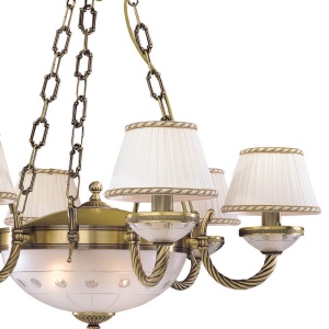 Candelabru din alama 6 brate design italian 4660 101611 universul-luminii.ro