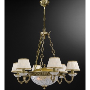 Candelabru din alama 6 brate design italian 6402 102111 universul-luminii.ro