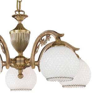 Candelabru din alama cu 5 brate design italian 8600 107971 universul-luminii.ro
