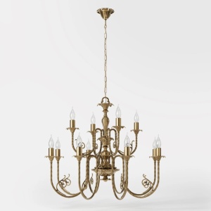 Candelabru din alama masiva stilul fastuos Ludovic al XV-lea