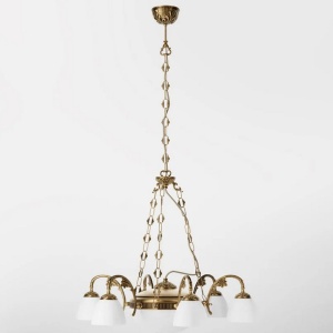Candelabru din alama stil Art Nouveau Beatrice - Img 4