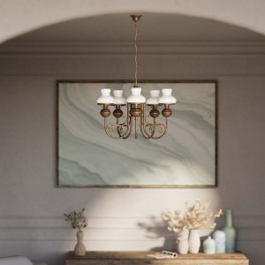 Candelabru din alama stil nautic clasic Mississippi - Img 5