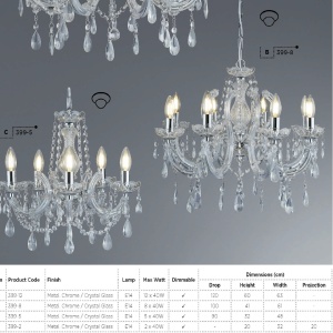 Candelabru elegant design clasic Marie Theresea 8L 399-8 SRT - Img 7