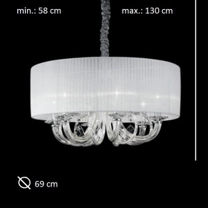 Candelabru elegant diametru 69cm SWAN SP6 035826 - Img 2