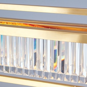 Candelabru, Lustra LED design LUX PRISM, 24K gold plated 197311 universul-luminii.ro