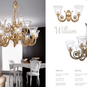 Candelabru LUX deosebit realizat manual William 162411 universul-luminii.ro