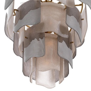 Candelabru LUX design deosebit Asinara L, sticla fumurie 143701 universul-luminii.ro