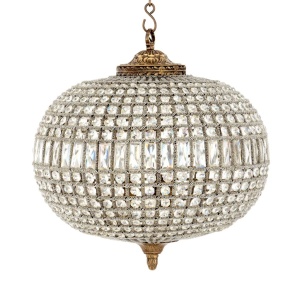 Candelabru LUX fabricat manual, diam.52cm, finisaj brass, Kasbah Oval Medium 106268 HZ