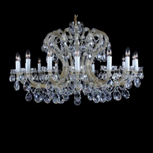 Candelabru Maria Theresa cu 16 brate, cristal Bohemia L14 004/16/1, F cut