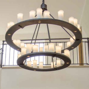 Candelabru masiv din fier forjat cu 21 surse de lumina, HL 2560 181671 universul-luminii.ro