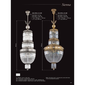 Candelabru regal, elegant design LUX Sienna 192241 universul-luminii.ro
