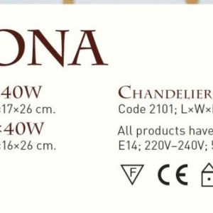 Candelabru rustic fabricat manual din lemn 8 brate Timona WOOD-TI-SP8D50 54931 universul-luminii.ro