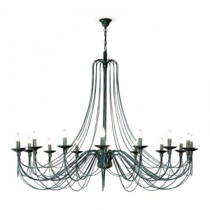 Candelabru XL 16 brate diametru 140cm Vela LU 1531/16 OR