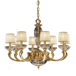 Candelabru XL cu 8 brate LUX realizat manual Ofelia