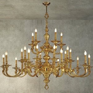 Candelabru XXL cu 25 brate LUX realizat manual Otello 163201 universul-luminii.ro