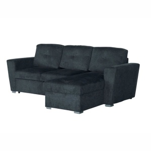 Coltar extensibil, material texturat gri, APARTMENT 245cm - Img 2