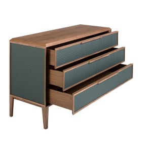 Comoda cu 3 sertare design LUX Dark green - Img 8