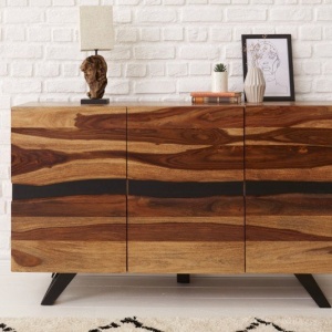 Comoda design industrial vintage Amazonas 150cm Sheesham - Img 6