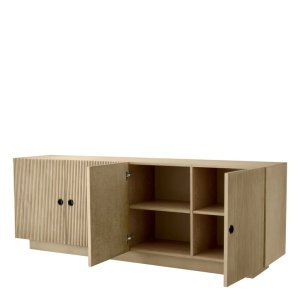 Comoda design LUX, Furnir de stejar albit, Dimitrios - Img 5