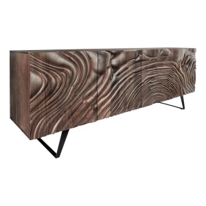 Comoda din lemn cu model 3D ZEN FLUID 175cm - Img 2