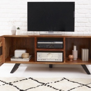 Comoda TV design industrial vintage Amazonas 160cm Sheesham - Img 5
