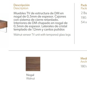 Comoda TV design modern VILLA AC-CPM5336 - Img 6
